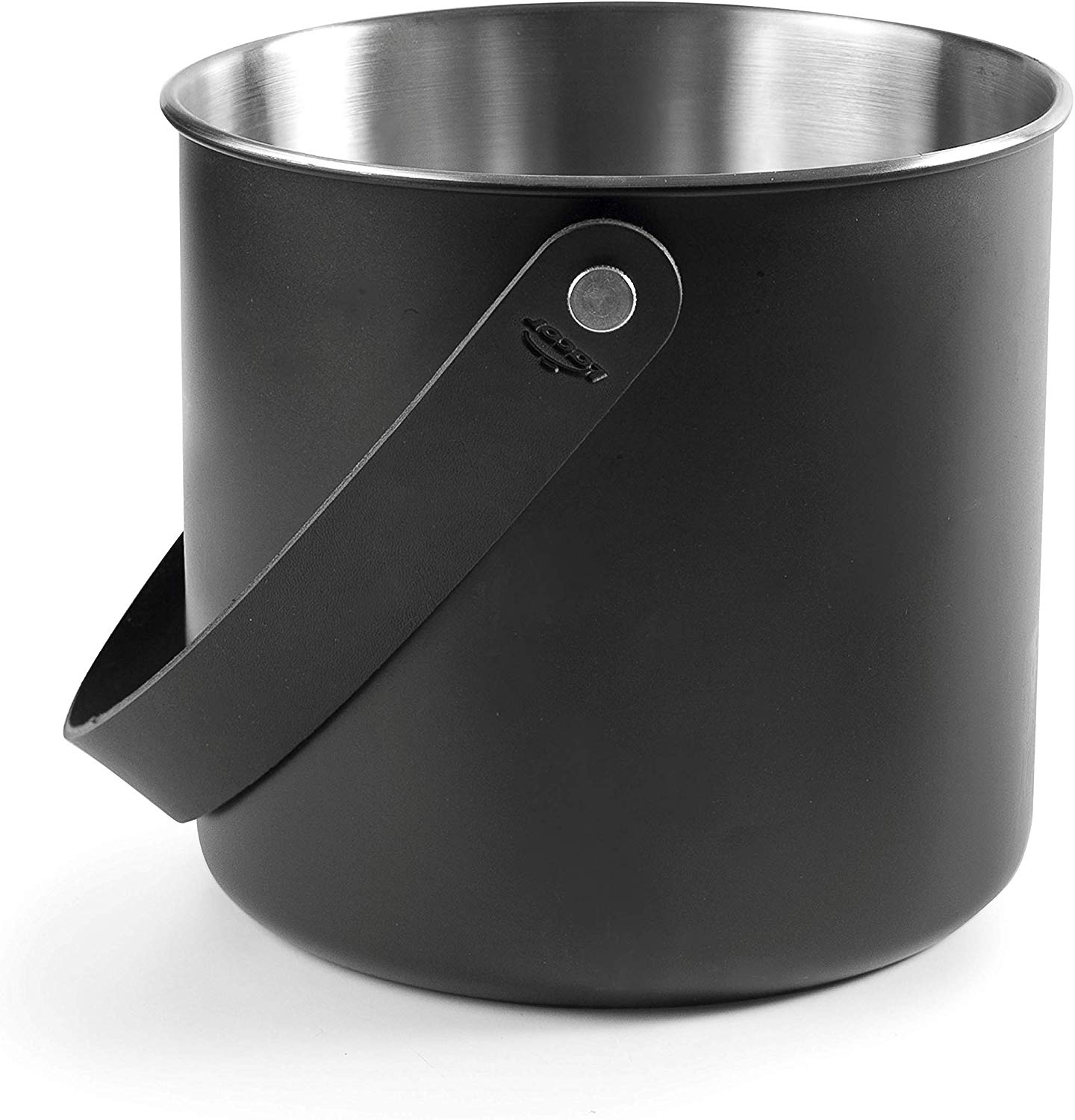 FRAPE Ø18CM-4L PRETO C/ASA COURO